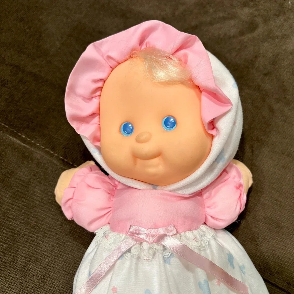 1992 Fisher Price Puffalump Kids NEWBORN Baby Doll Nightgown Bunting Vintage 12